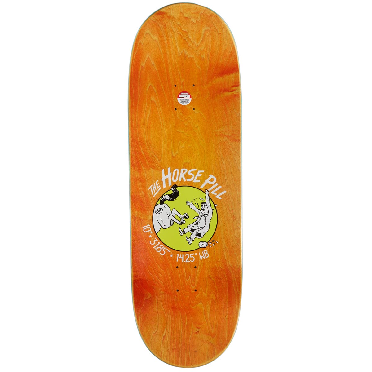 ANTIHERO SKATEBOARDS EAGLE HORSE PILL DECK 10.0