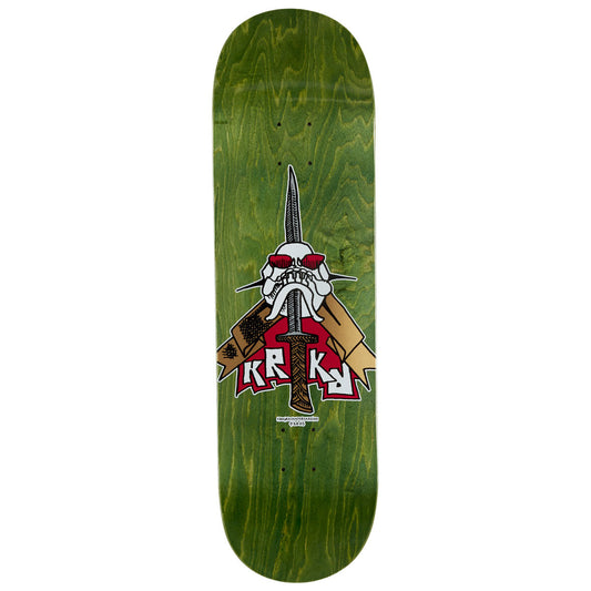 KROOKED SKATEBOARDS SKULL/SWORD DECK 8.75