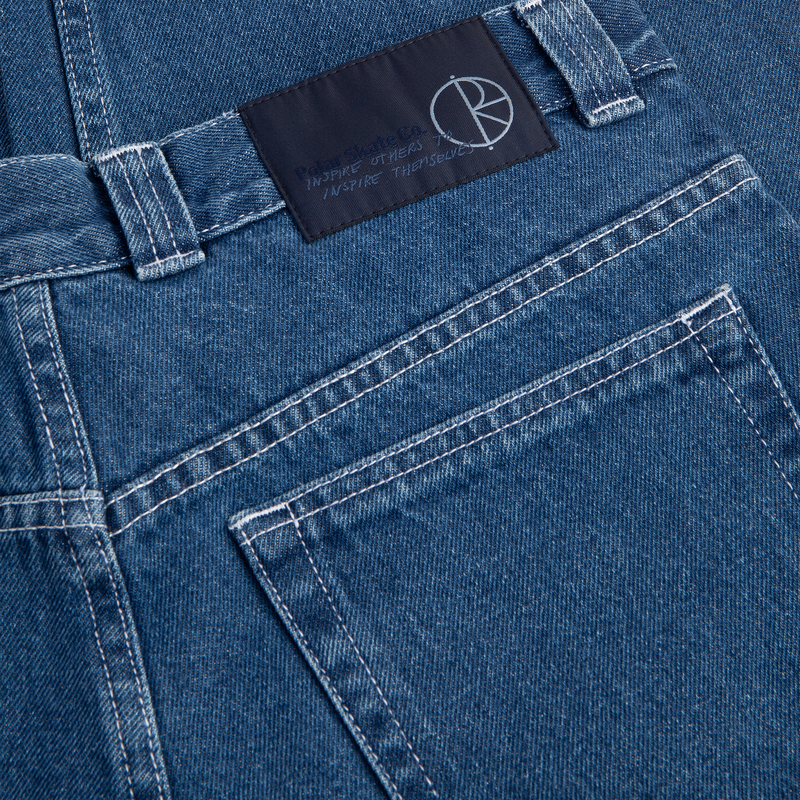 POLAR SKATE CO '93! DENIM BLUE WASH