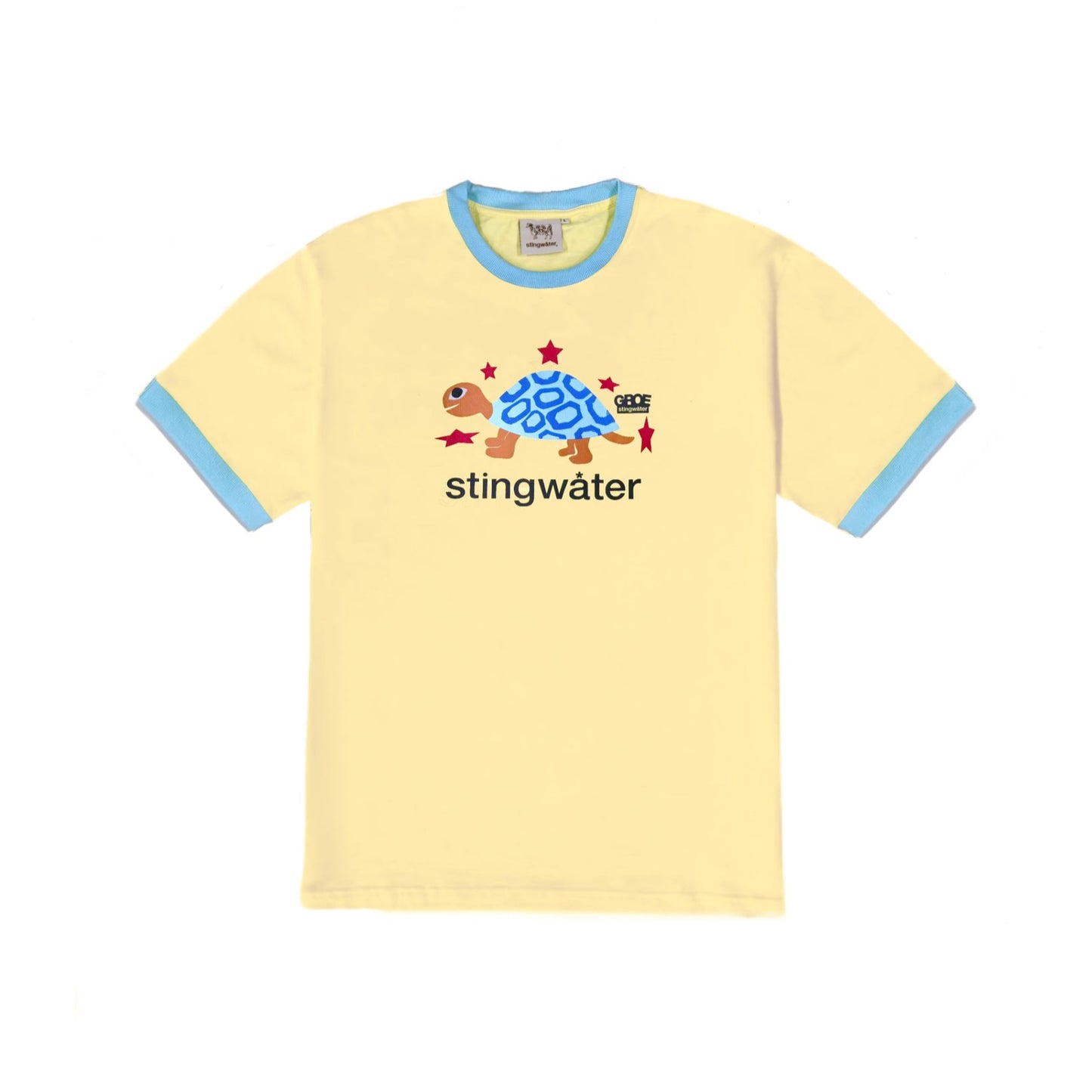STINGWATER TURTLE RINGER TEE YELLOW