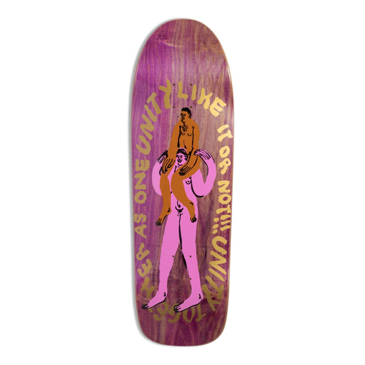 UNITY SKATEBOARDS ON TOP SHAPED DECK 9.75
