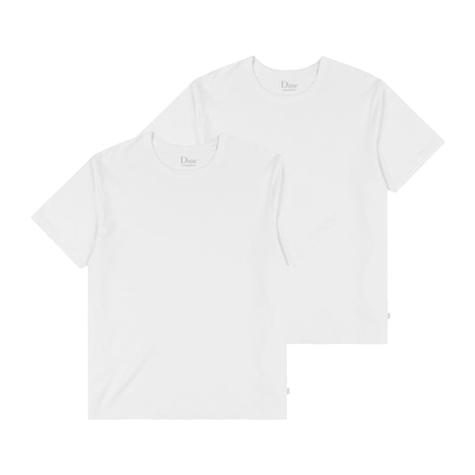 DIME MTL UNDERSHIRT 2 PACK WHITE