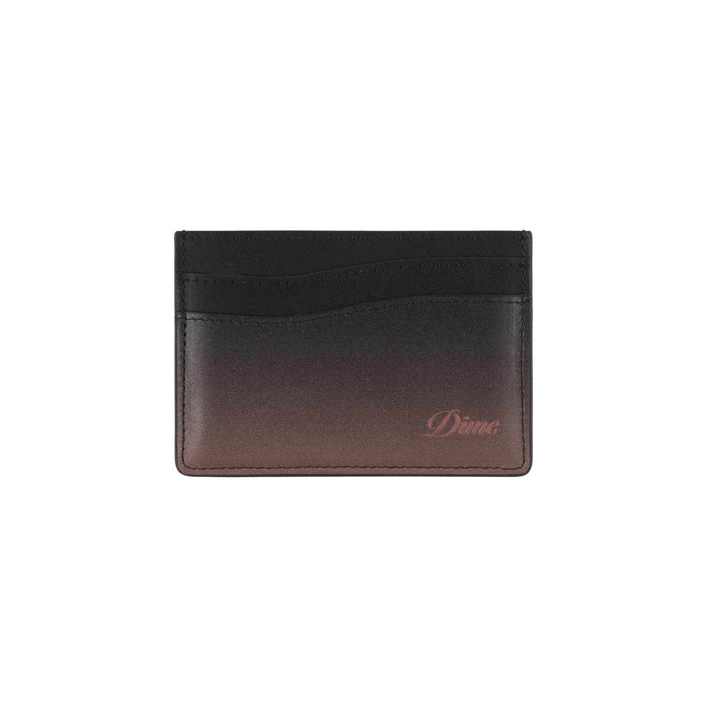 DIME MTL CURSIVE GRADIENT CARDHOLDER COPPER