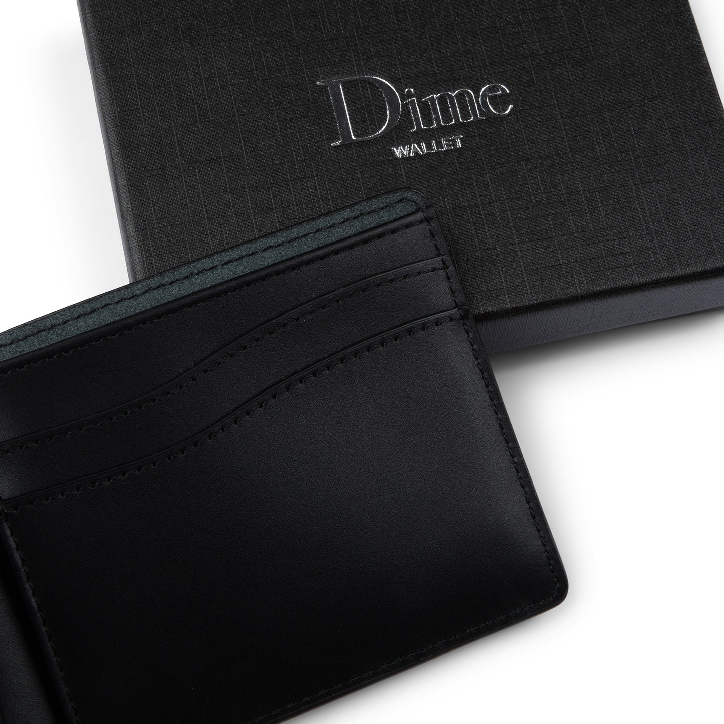 DIME MTL CURSIVE GRADIENT WALLET GREEN