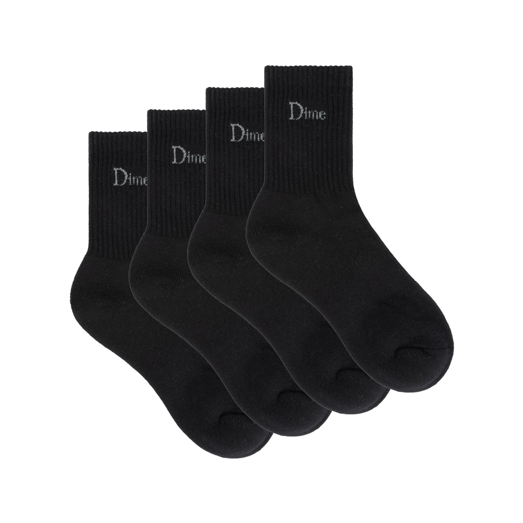 DIME MTL CLASSIC 2 PACK LONG SOCKS BLACK