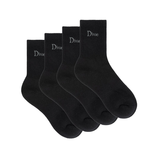 DIME MTL CLASSIC 2 PACK LONG SOCKS BLACK
