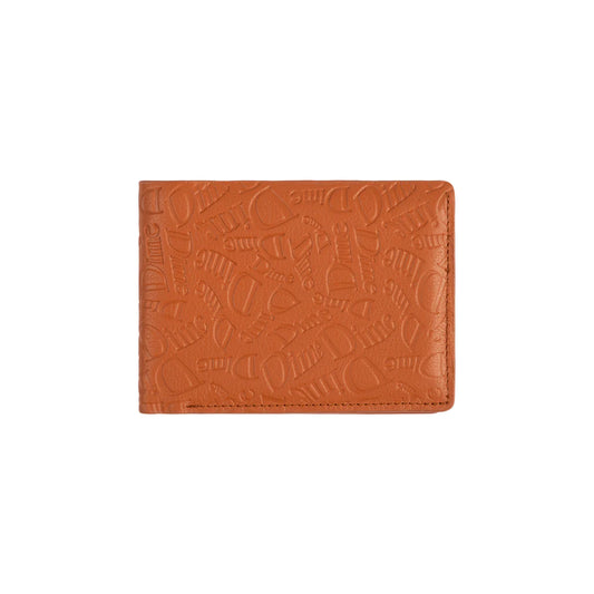 DIME MTL HAHA LEATHER WALLET ALMOND
