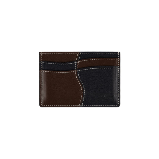 DIME MTL WAVE LEATHER CARD HOLDER BLACK