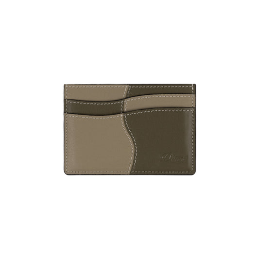 DIME MTL WAVE LEATHER CARD HOLDER SAGE