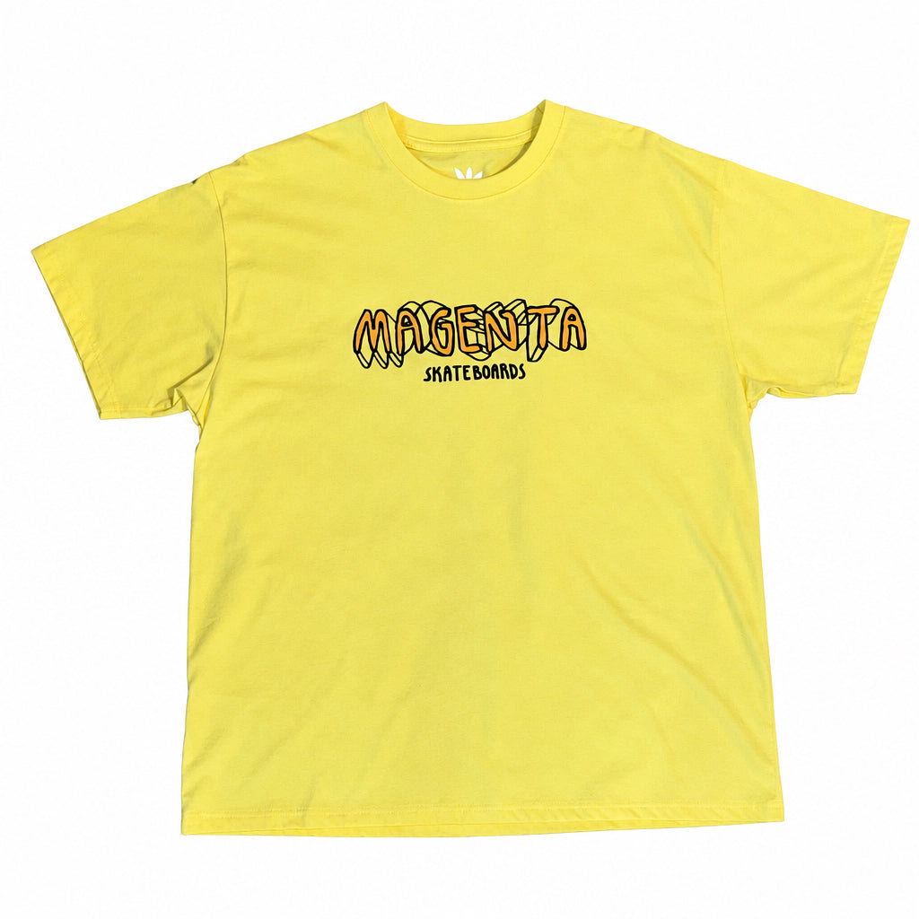 MAGENTA BLOCK LETTER TEE