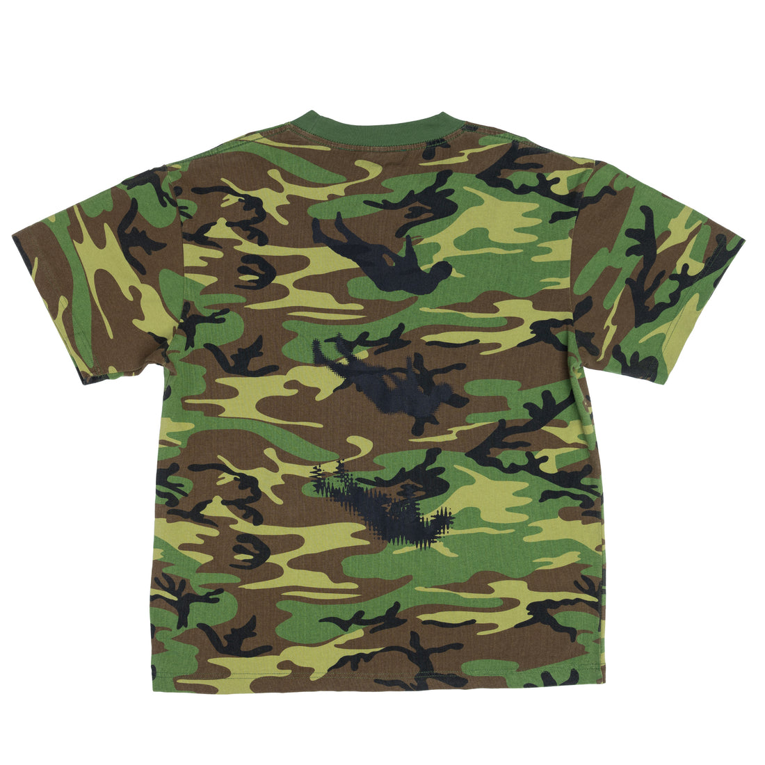 APRIL SKATEBOARDS MAN DOWN TEE CAMO