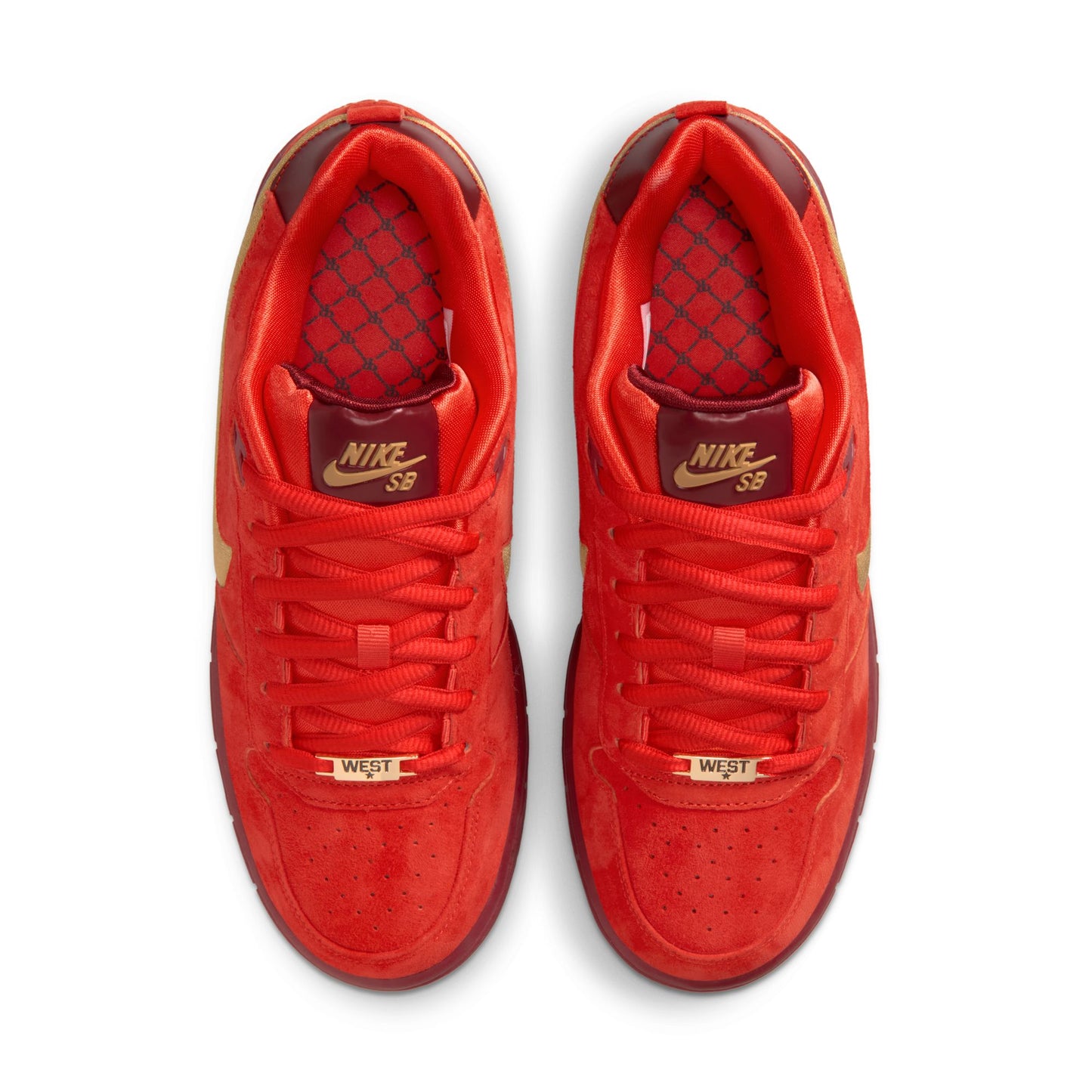 NIKE SB PAUL RODRIGUEZ ZOOM AIR LOW HABANERO RED/GOLD