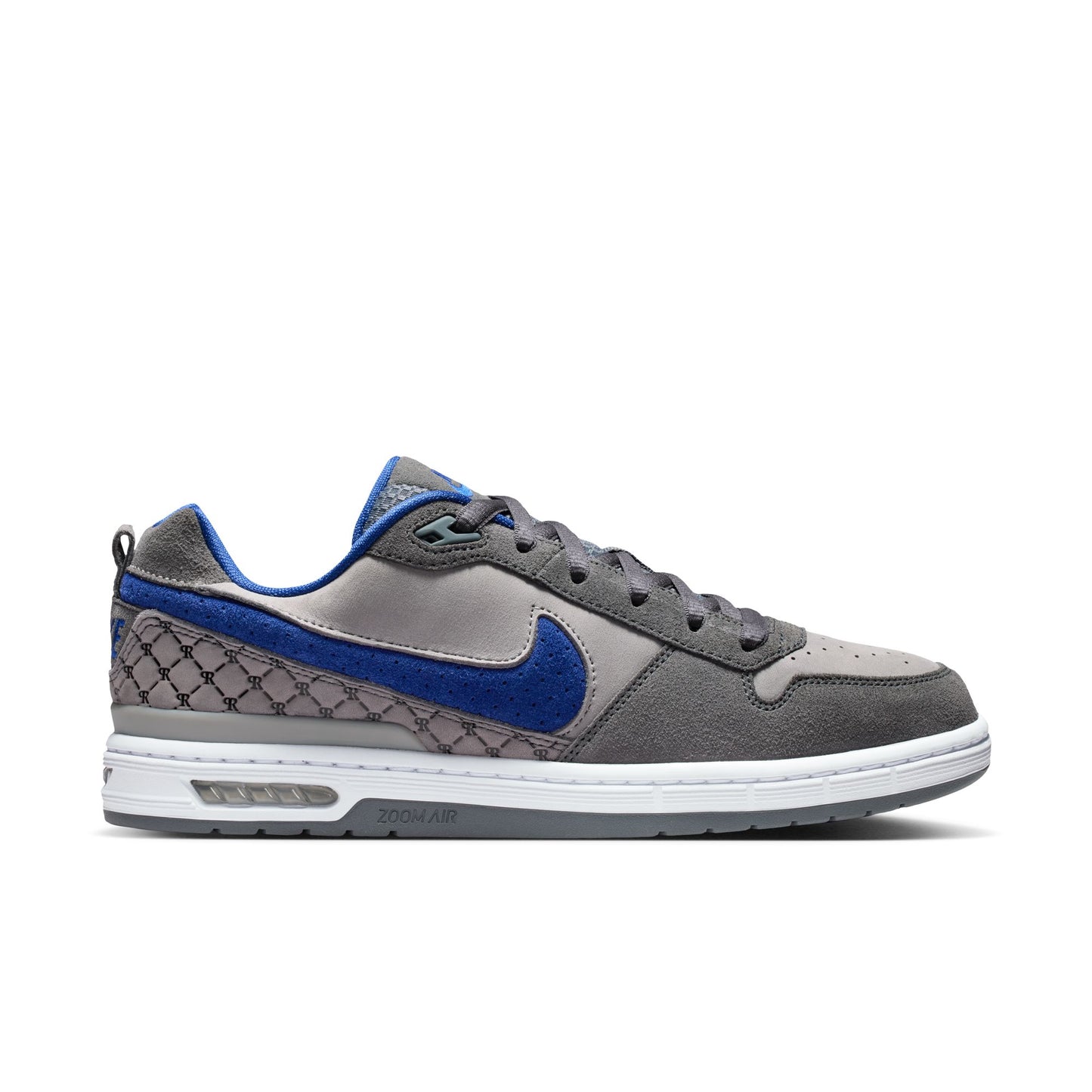 NIKE SB PAUL RODRIGUEZ ZOOM AIR LOW FLINT GREY/DEEP ROYAL BLUE