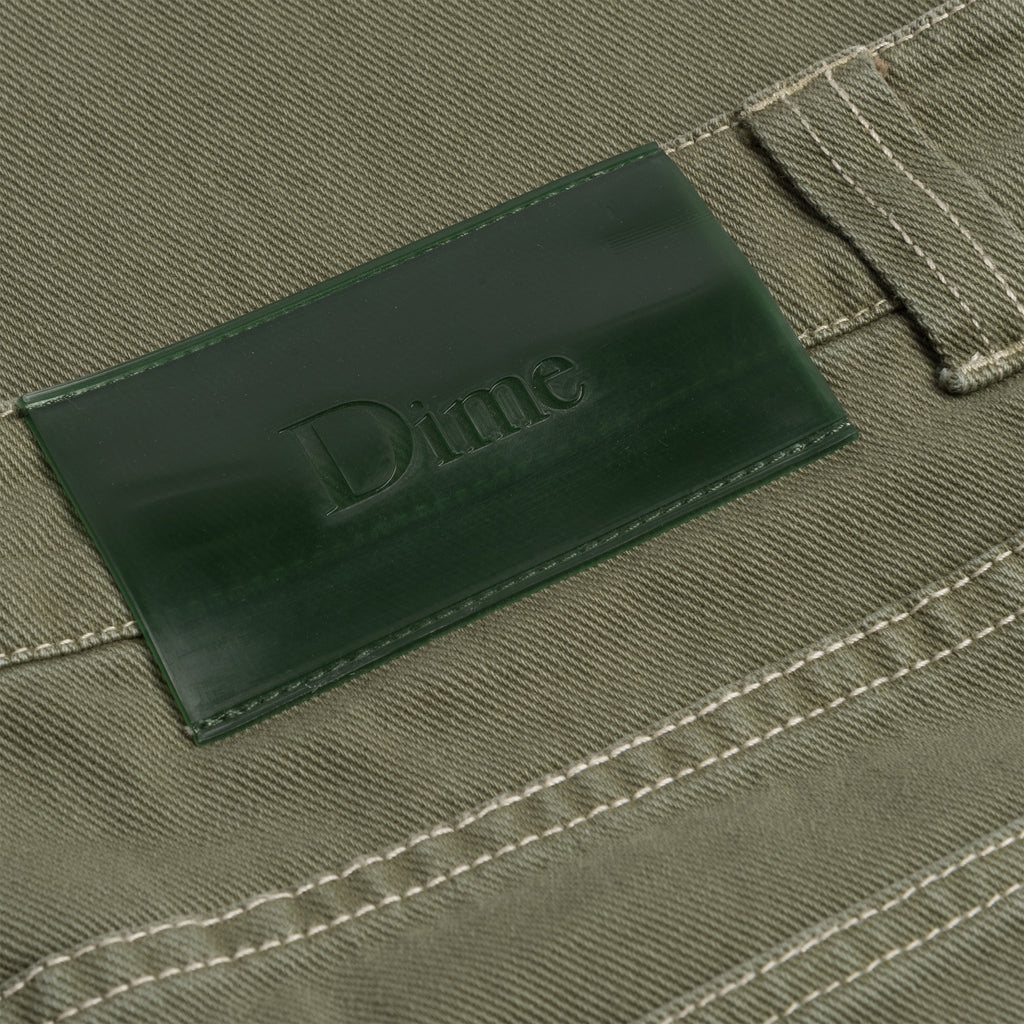 DIME MTL CLASSIC RELAXED DENIM PANTS GREEN WASHED