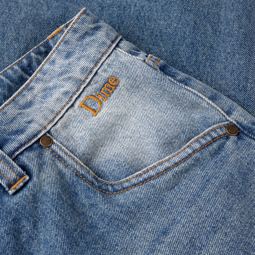 DIME MTL CLASSIC BAGGY DENIM PANTS SANDBLASTED INDIGO