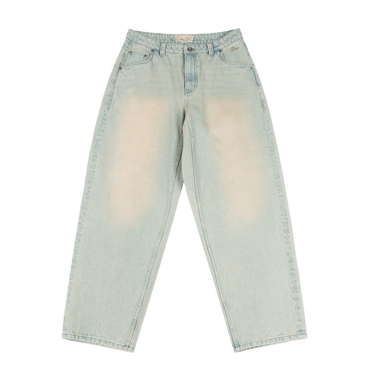 DIME MTL BAGGY DENIM PANTS SANDBLASTED SKY BLUE