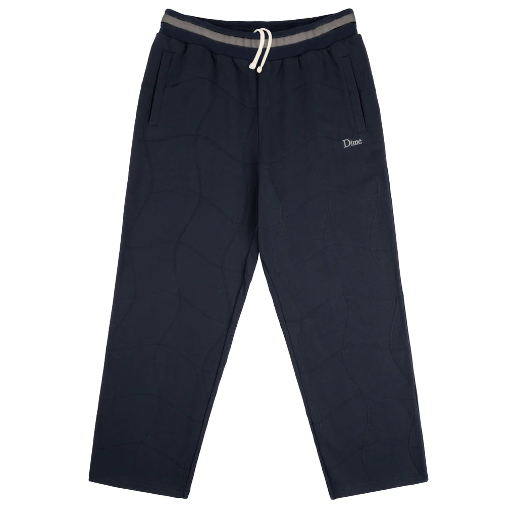 DIME MTL WAVE FRENCH TERRY PANTS NAVY