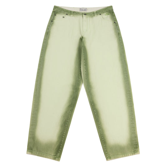 DIME MTL CLASSIC BAGGY DENIM PANTS MATCHA