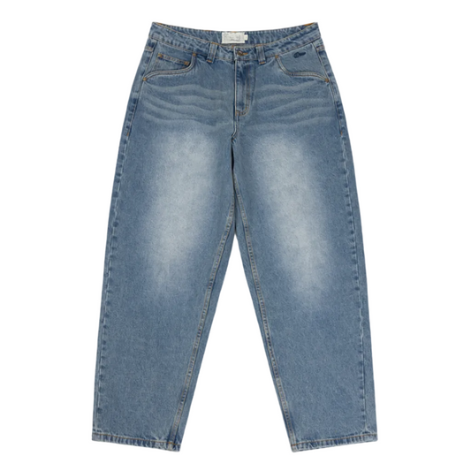 DIME MTL BAGGY DENIM PANTS SANDBLASTED INDIGO