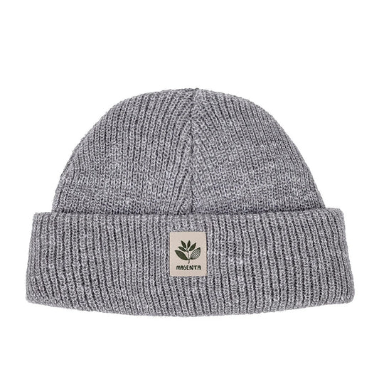 MAGENTA SKATEBOARDS FAM BEANIE HEATHER GREY