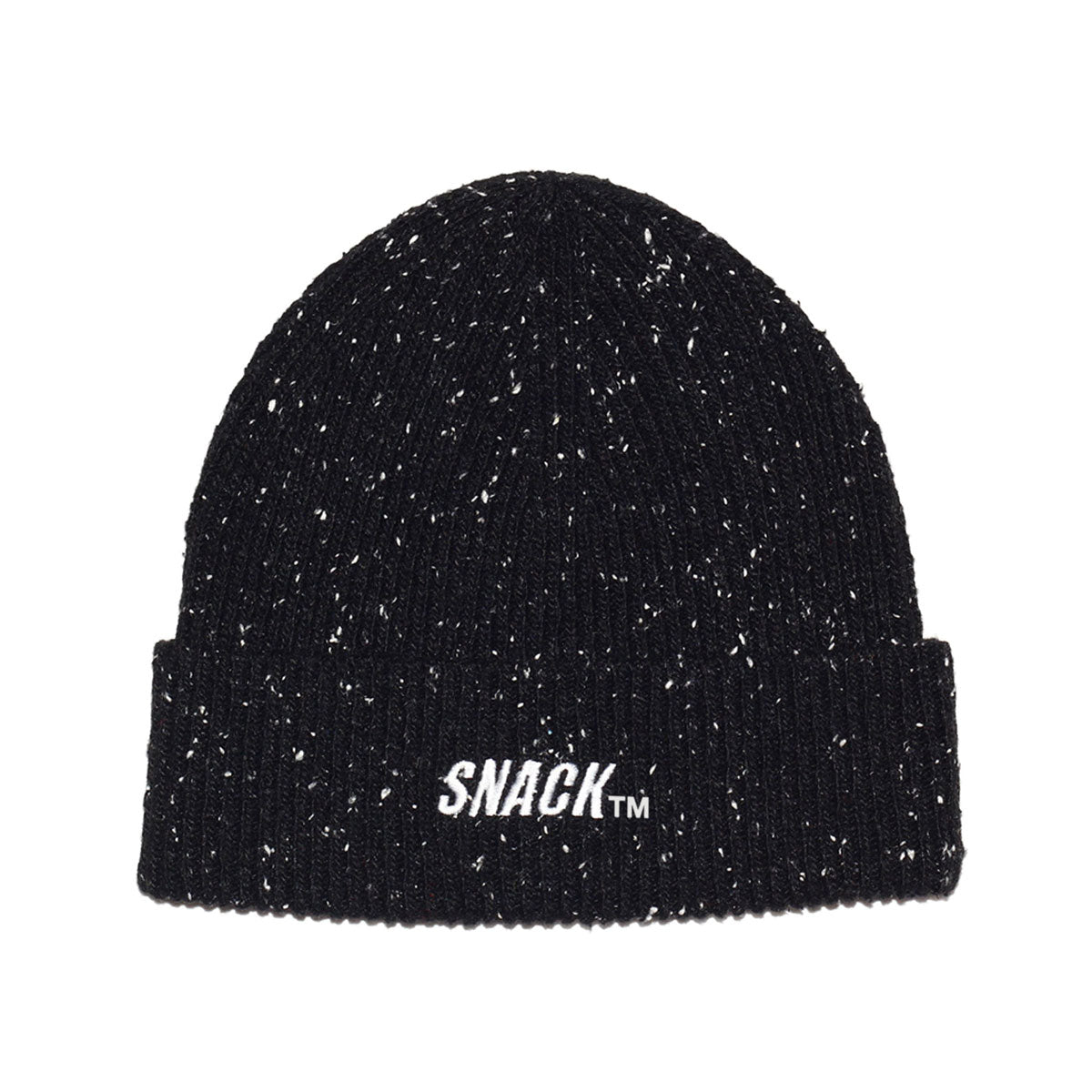 SNACK SKATEBOARDS SPECKLE BEANIE BLACK