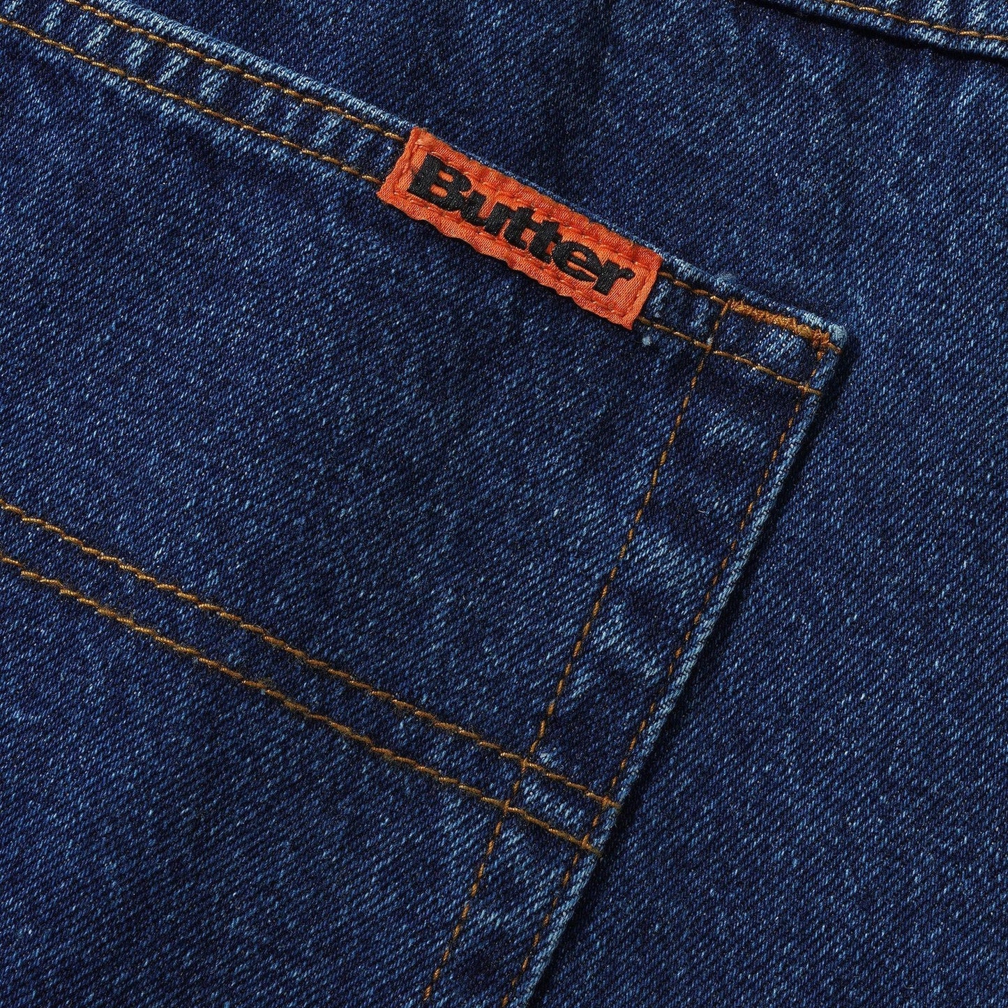 BUTTERGOODS WEATHERGEAR DENIM JEANS REPAIRED INDIGO