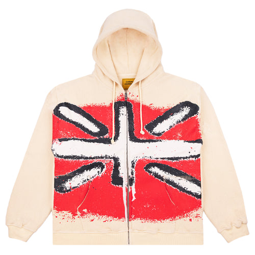 CARPET COMPANY FLAG HOODIE CREAM