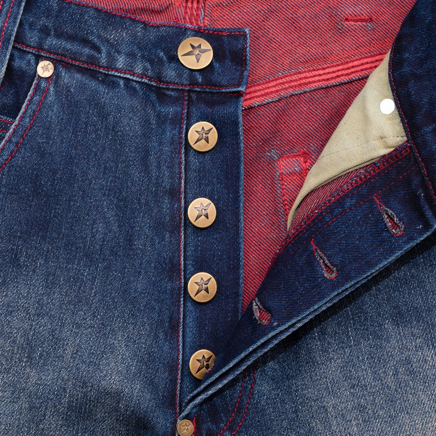 CARPET COMPANY AGED C-STAR JEANS BLUE