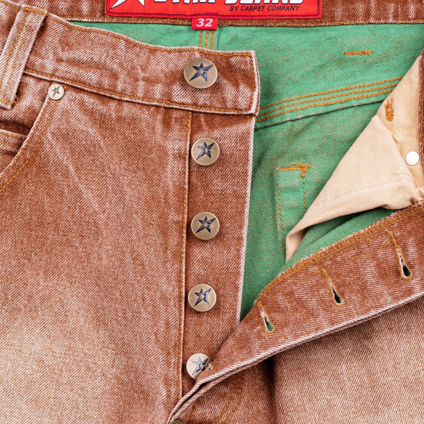 CARPET COMPANY AGED C-STAR JEANS RUSTED INDIGO