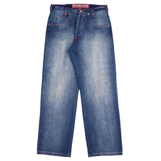CARPET COMPANY AGED C-STAR JEANS BLUE