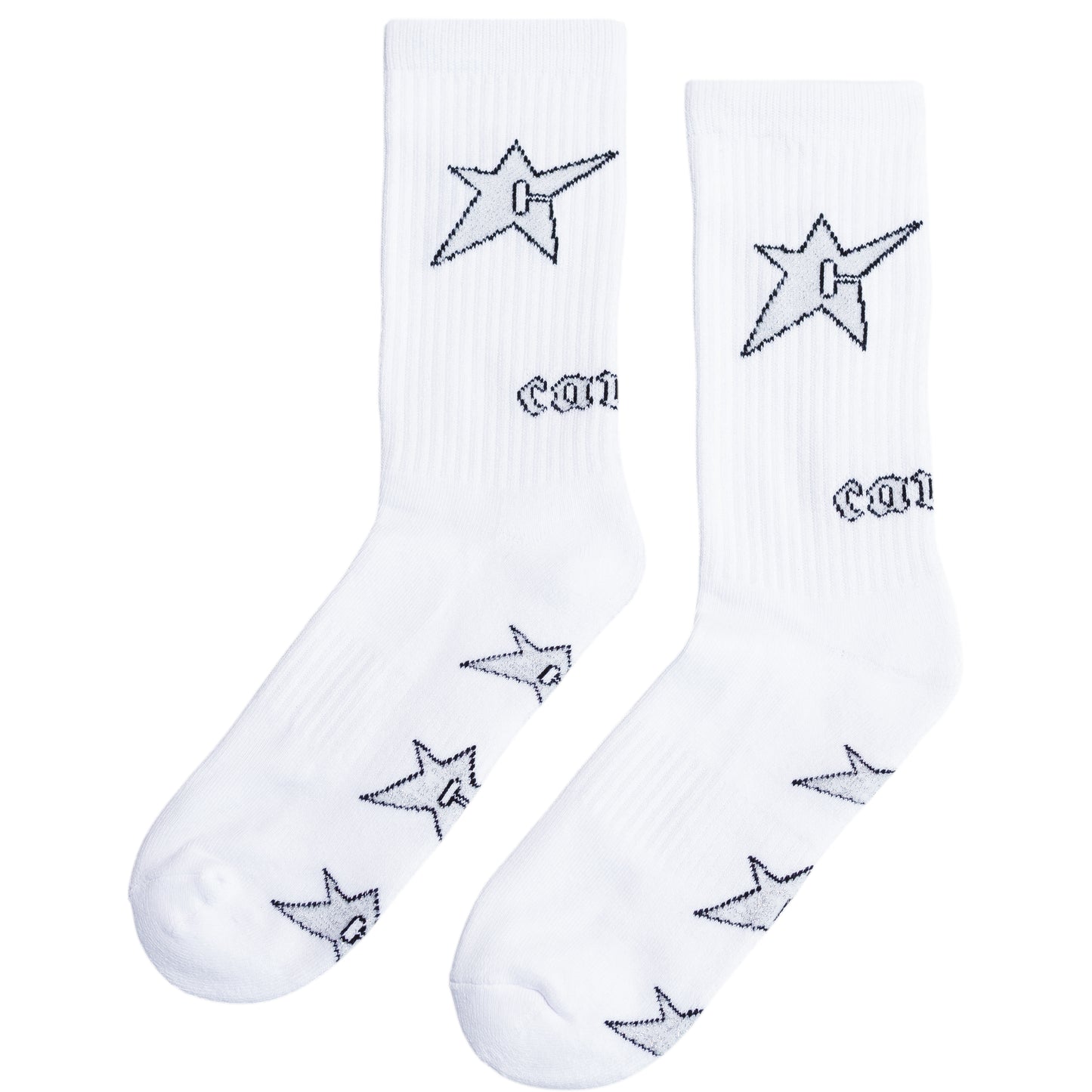 CARPET COMPANY C-STAR SOCKS WHITE