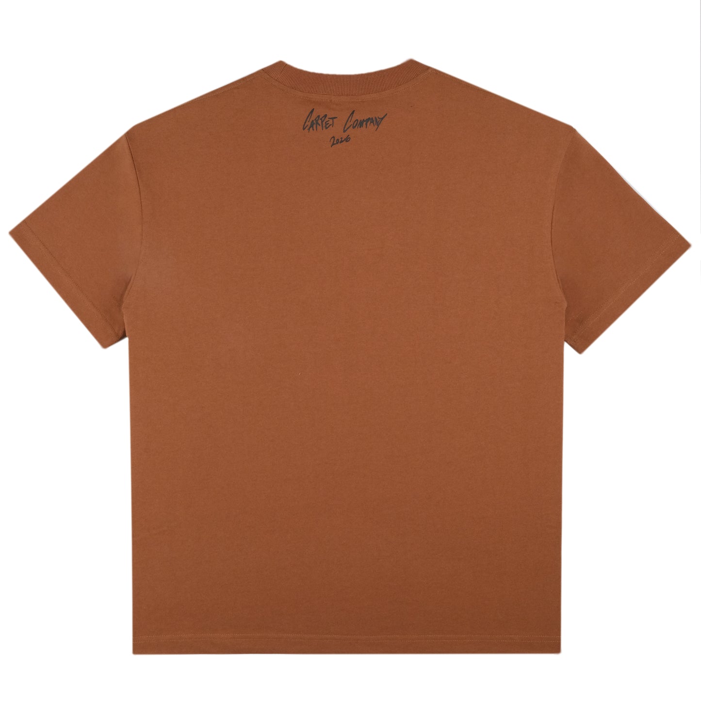 CARPET COMPANY C-STAR GLOW IN THE DARK TEE BROWN