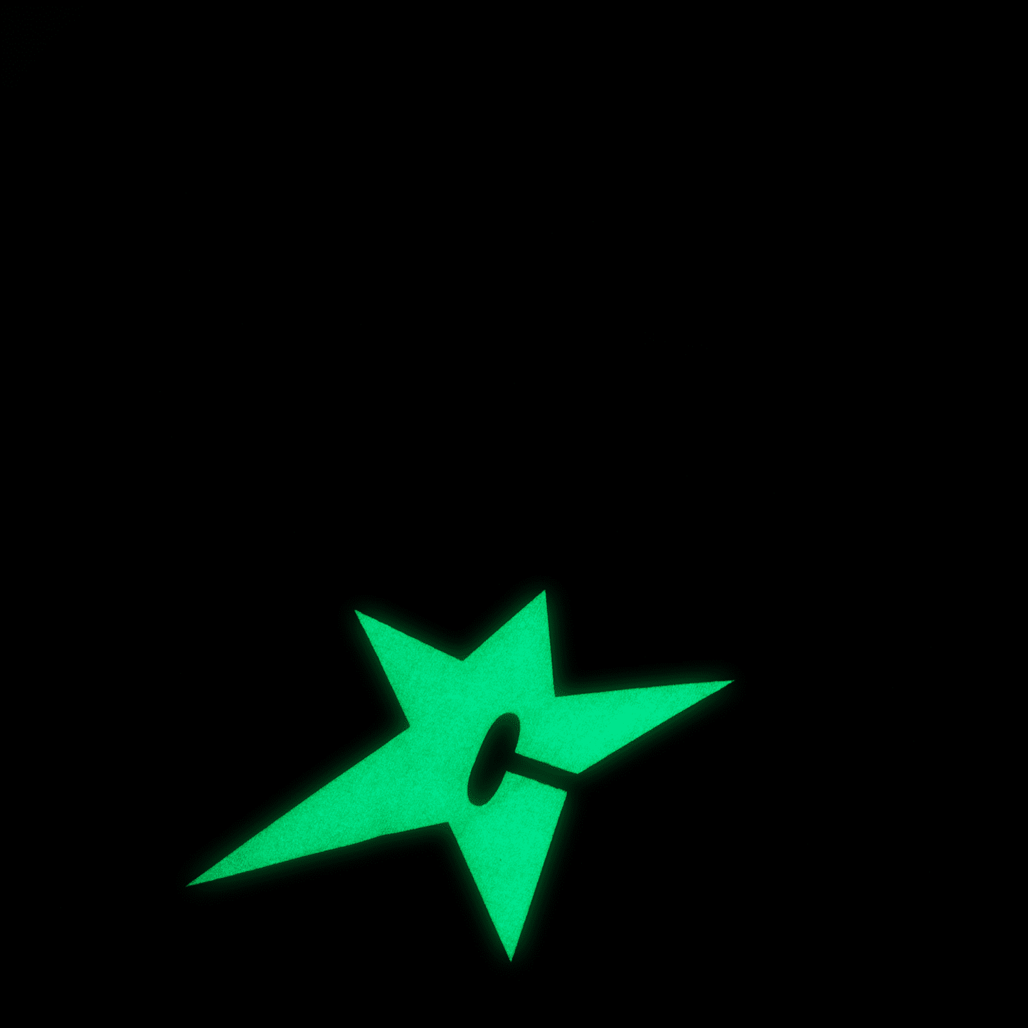CARPET COMPANY C-STAR GLOW IN THE DARK TEE BROWN