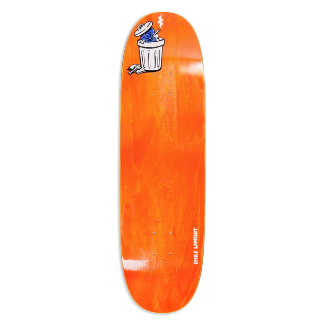 POLAR SKATE CO. EMILE LAURENT TRASH CAN EYEBALL SHAPED DECK 8.85