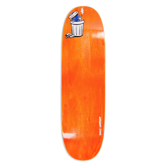 POLAR SKATE CO. EMILE LAURENT TRASH CAN EYEBALL SHAPED DECK 8.85