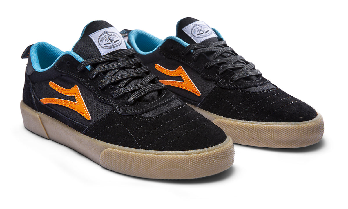 LAKAI LTD X POLER CAMBRIDGE BLACK/ORANGE/BLUE