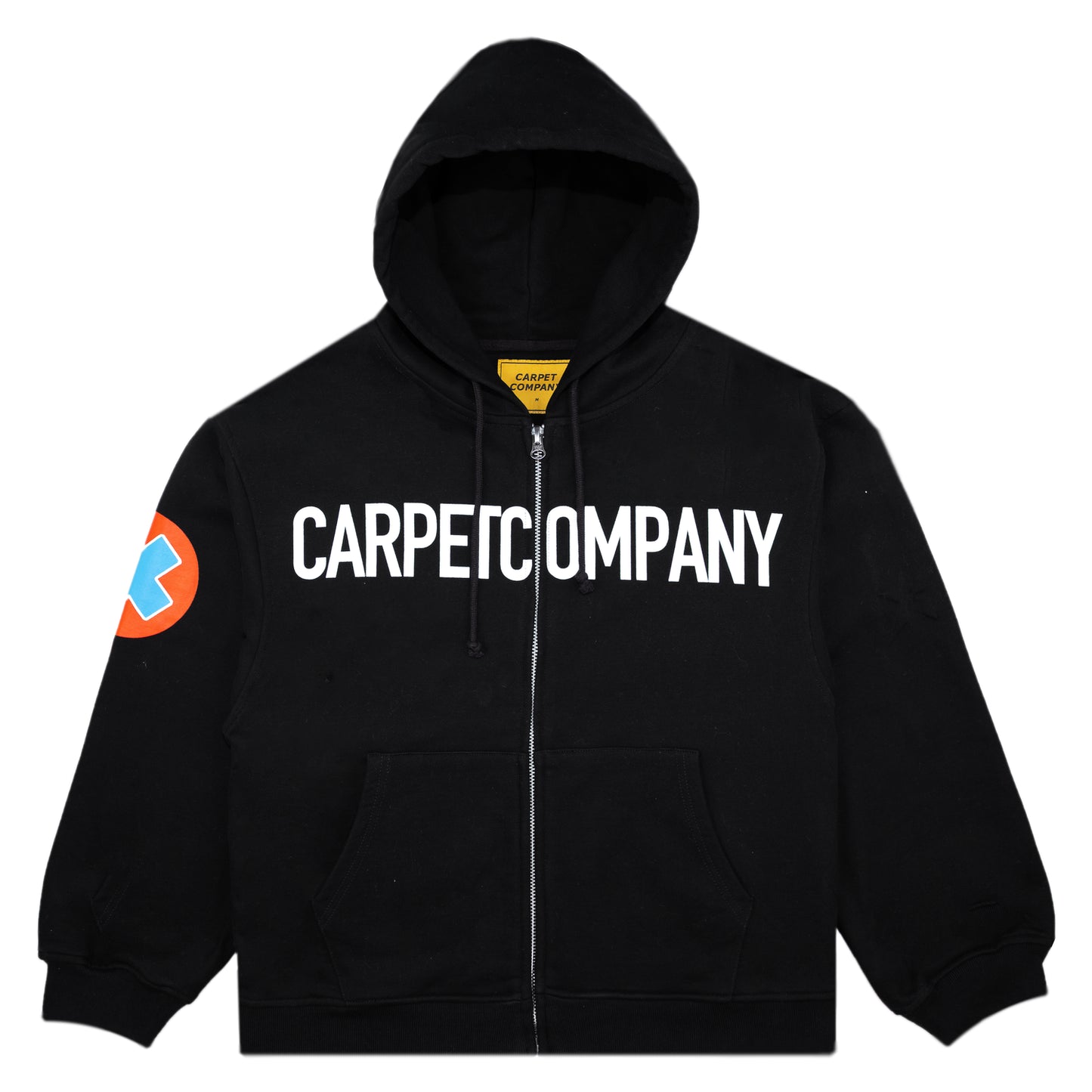 CARPET COMPANY ZIP HOODIE BLACK