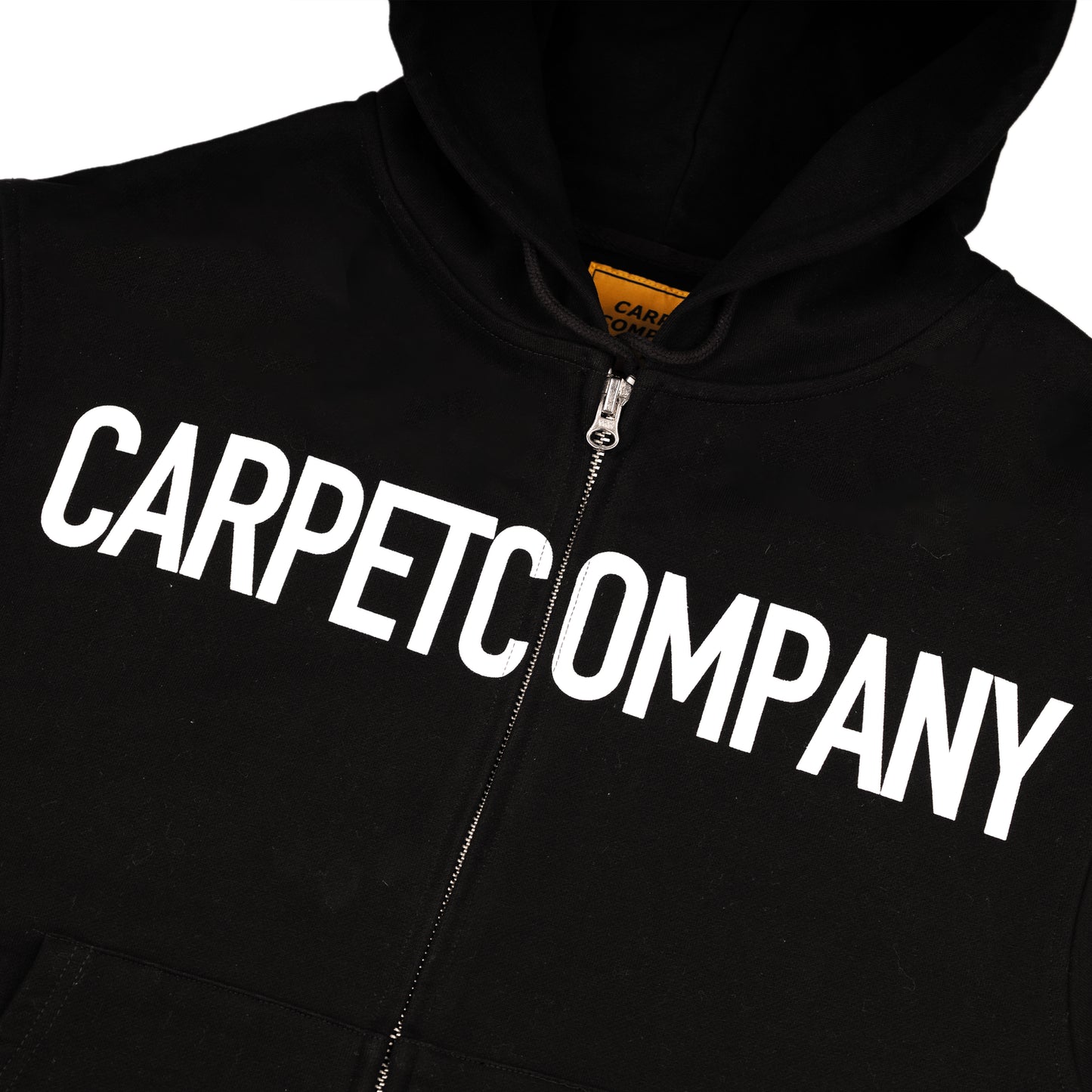 CARPET COMPANY ZIP HOODIE BLACK