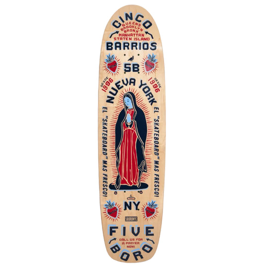 5 BORO CINCO BARRIOS LARGE SHAPED DECK 8.0