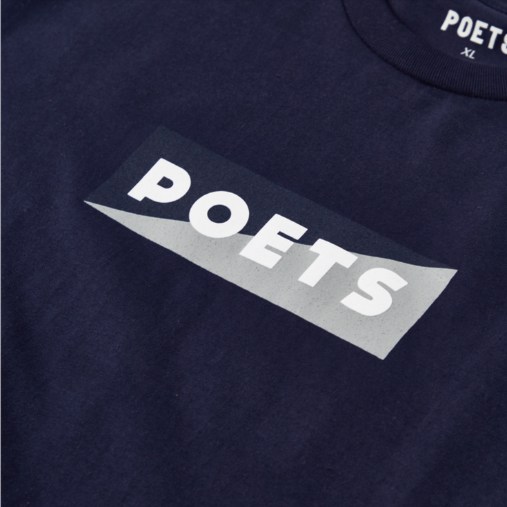 POETS BRAND CINZANO TEE NAVY