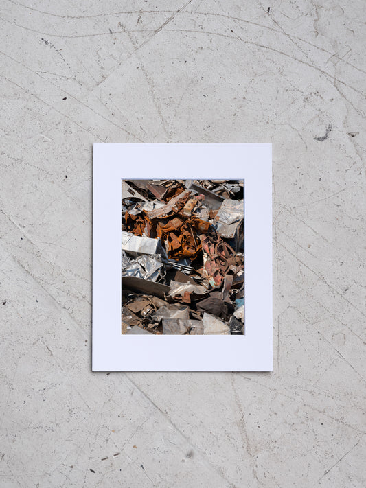 TEILO WESSELLS 11X14 MATTED PRINT - CRUNCH