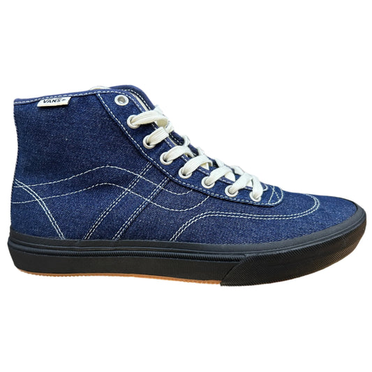 VANS SKATE CROCKETT HIGH DECON DENIM CAR BLUE