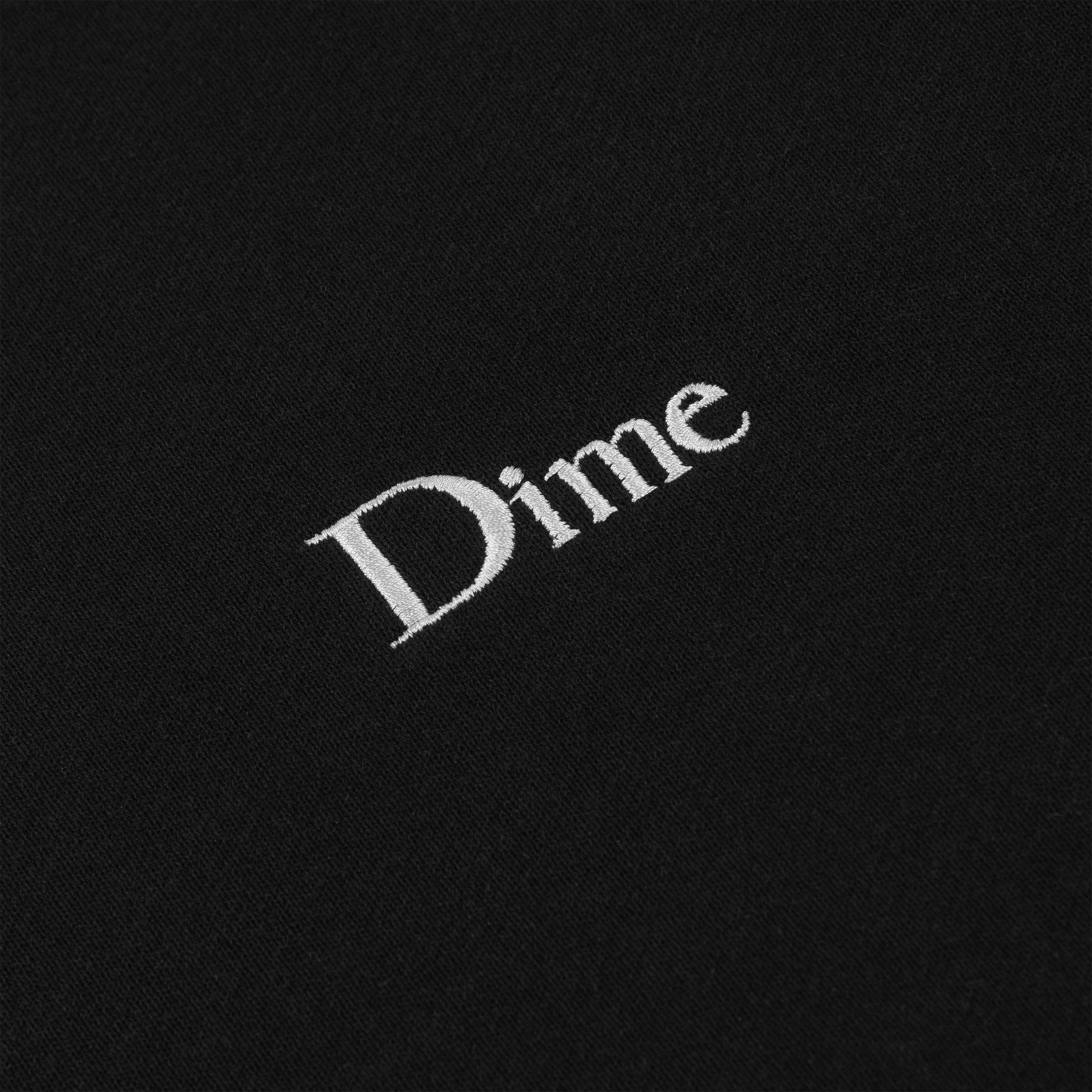 DIME MTL CLASSIC SMALL LOGO CREWNECK BLACK