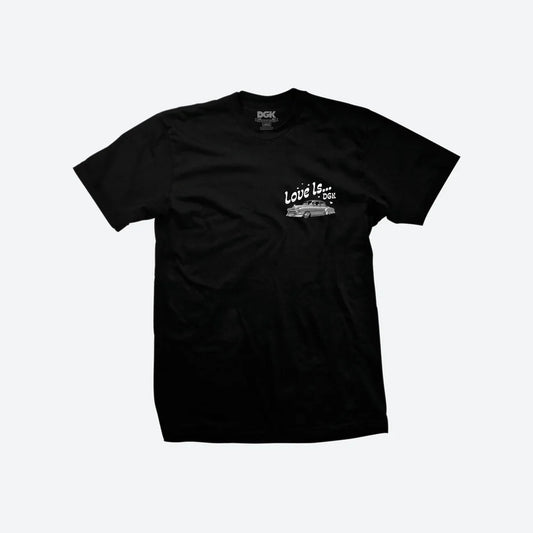 DGK LOVE IS... TEE BLACK