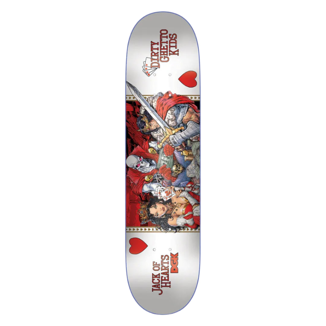DGK JACK OF HEARTS CURTIN DECK 8.5