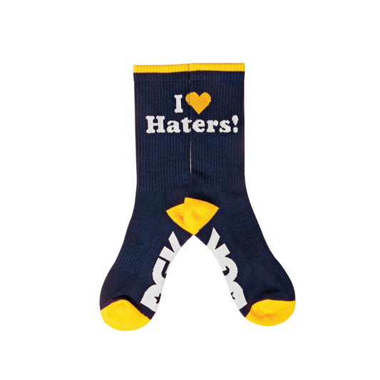 DGK HATERS SOCKS NAVY/YELLOW