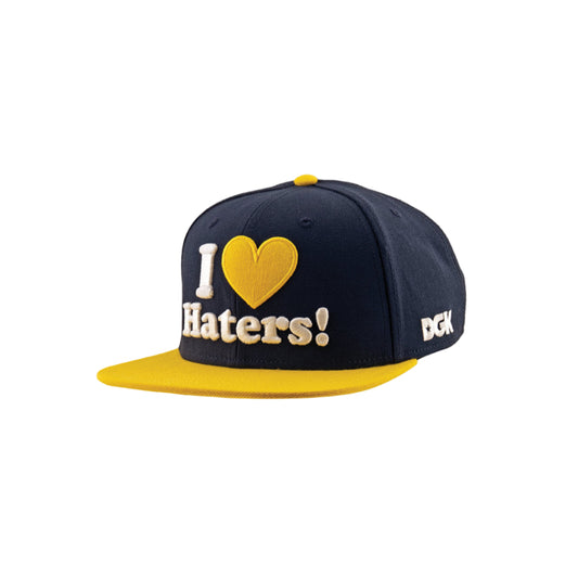 DGK HATERS SNAPBACK NAVY/YELLOW