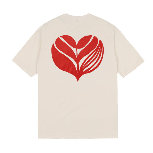 MAGENTA SKATEBOARDS LOVE TEE NATURAL