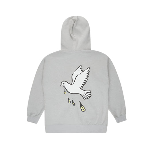 POETS BRAND DOVE HOODIE GREY