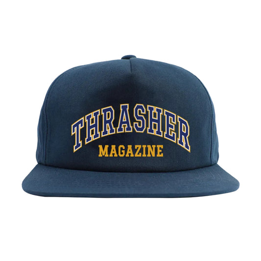 THRASHER MAGAZINE DROPOUT SNAPBACK NAVY